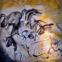 Höhlenmalereien in der Grotte Chauvet