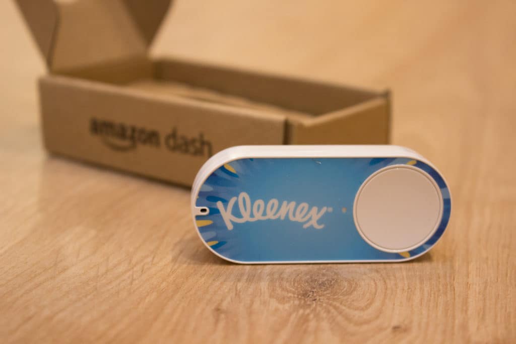 Der Dash Button: Das neueste digitale Bestellspielzeug von amazon. | Foto: Mike Flinzner
