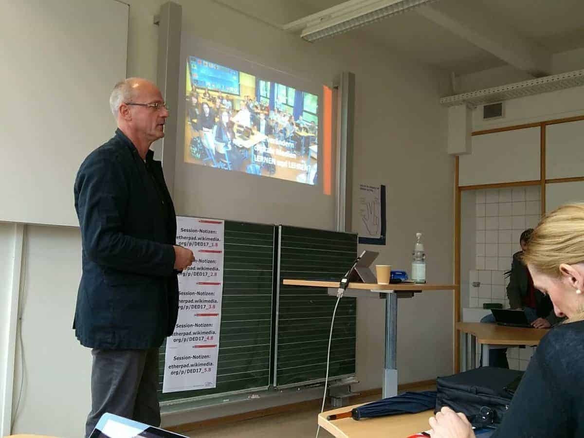 "Wie verändern digitale Medien Lernen und Lehren?" Jürgen Drewes berichtet von eineinhalb Jahren Tabletklasse | #ded17