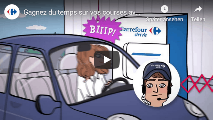 YouTube-Video: Gagnez du temps sur vos courses | carrefour.fr